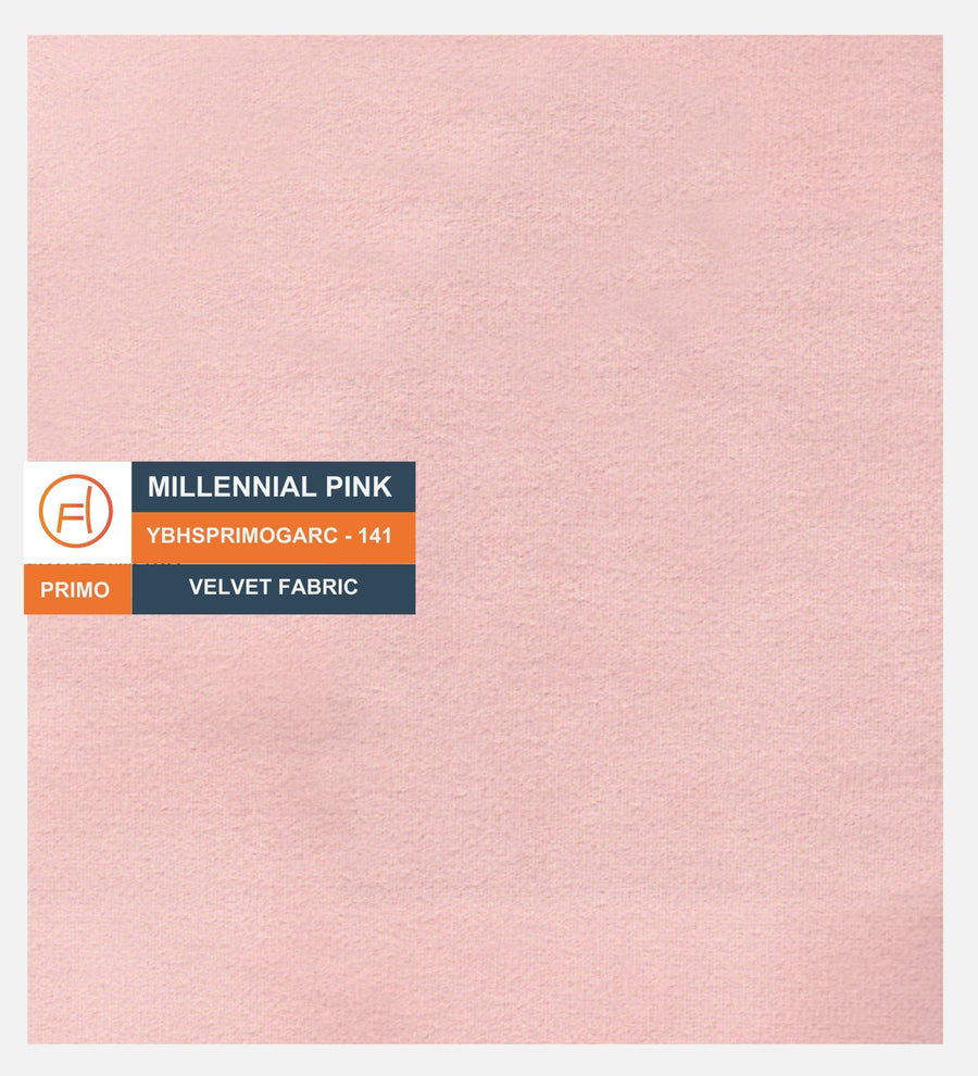 Cartes Velvet Bench In Millennial Pink Colour - Febonic Living