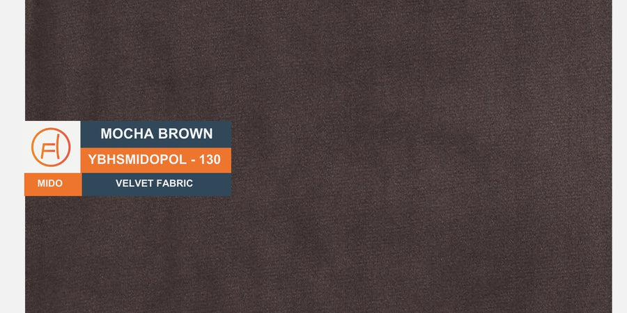 Kosta Velvet 2 Seater Sofa In Mocha Brown Colour - Febonic Living