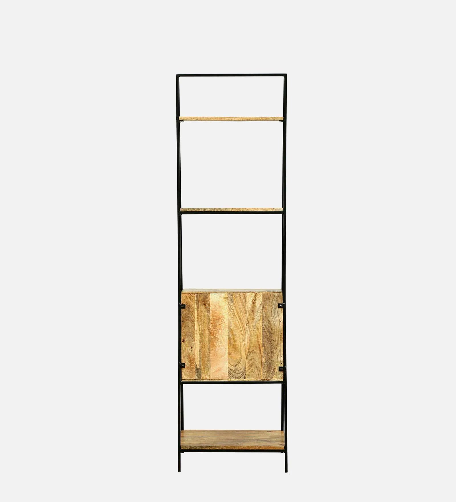 Tany Solid Wood Bookshelf In Natural Finish - Febonic Living