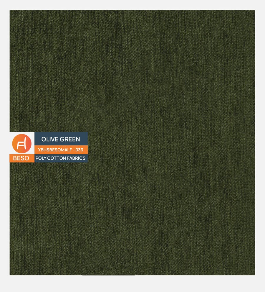 Benjamin Fabric 1 Seater Sofa In Olive Green Colour - Febonic Living