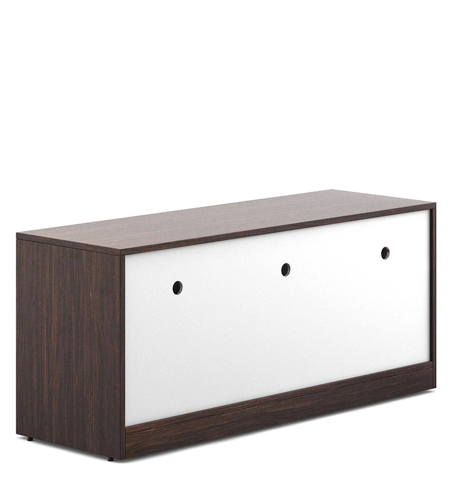 Satna TV Unit In Dark Walnut Finish - Febonic Living