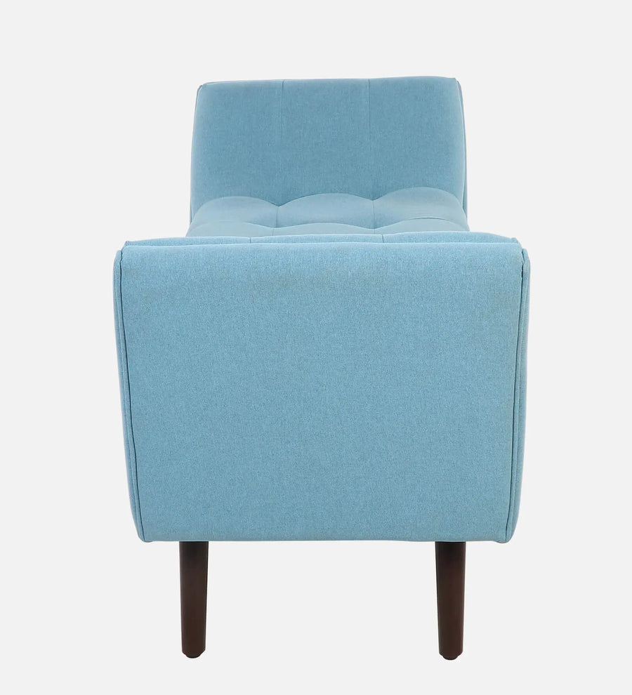 Orion Chenille Fabric Chaise Lounger In Ice Blue Color - Febonic Living