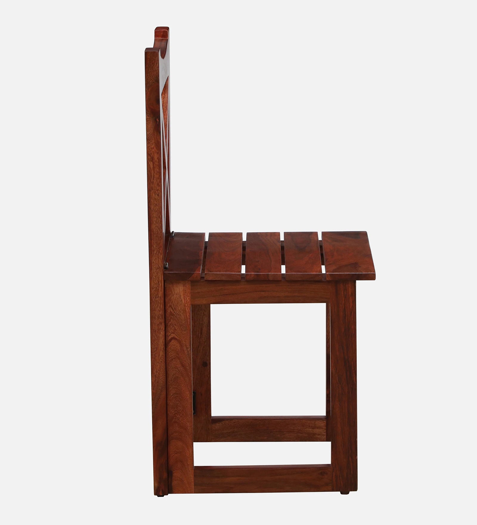 Foshan Sheesham Wood 4 Seater Folding Dining Set In Honey Oak Finish - Febonic Living
