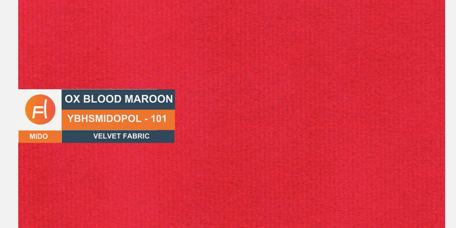 Daroo Velvet 2 Seater Sofa In Ox Blood Maroon Colour - Febonic Living