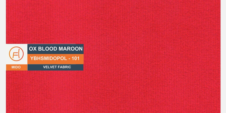 Kosta Velvet 3 Seater Sofa In Ox Blood Maroon Colour - Febonic Living