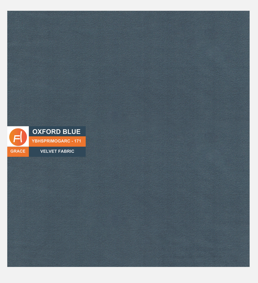 Numonk Velvet 1 Seater Sofa In Oxford Blue Colour - Febonic Living