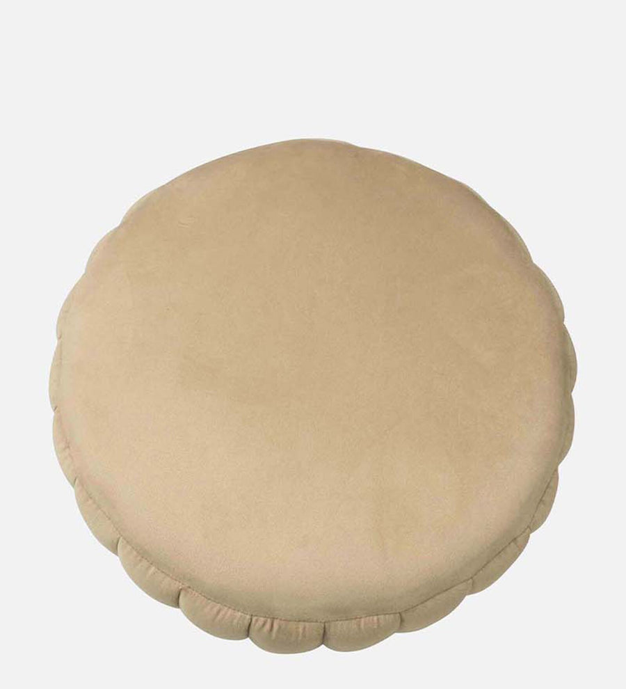 Parker Fabric Pouffe In Beige Colour - Febonic Living
