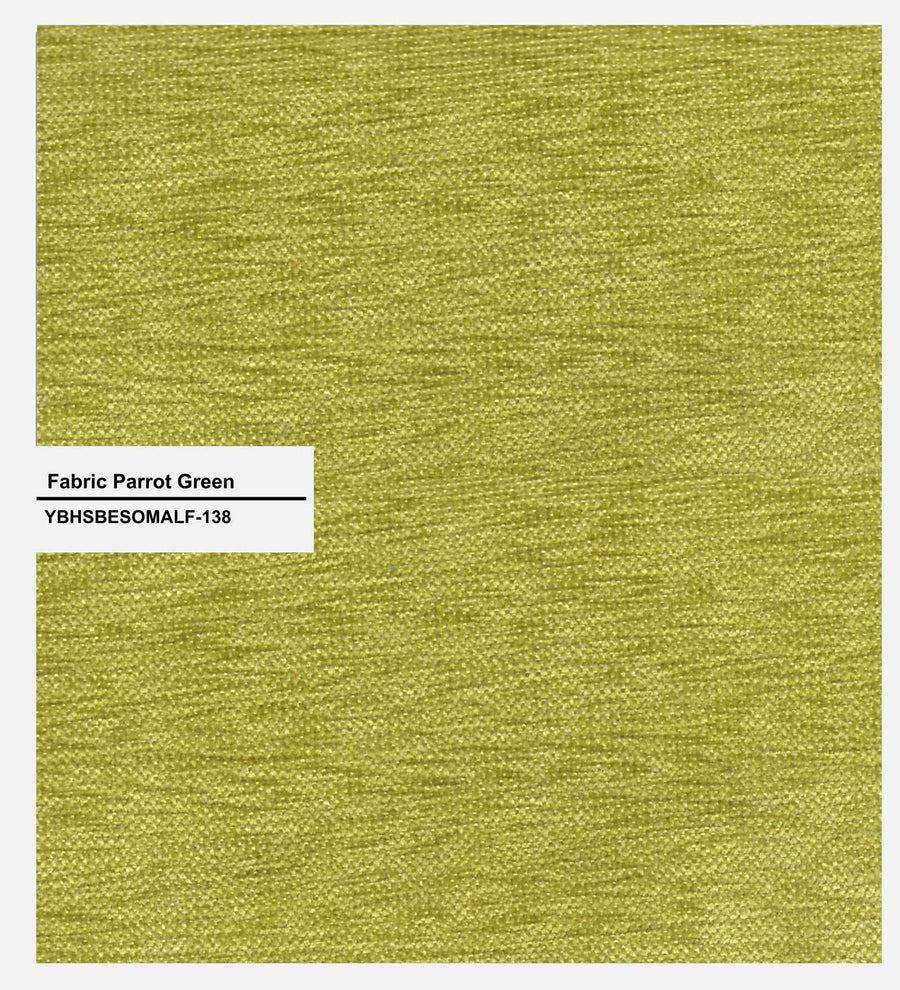 Olsen Fabric Arm Chair In Parrot Green Colour - Febonic Living