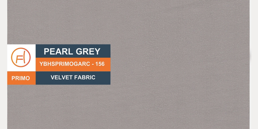 Kosta Velvet 3 Seater Sofa In Pearl Grey Colour - Febonic Living