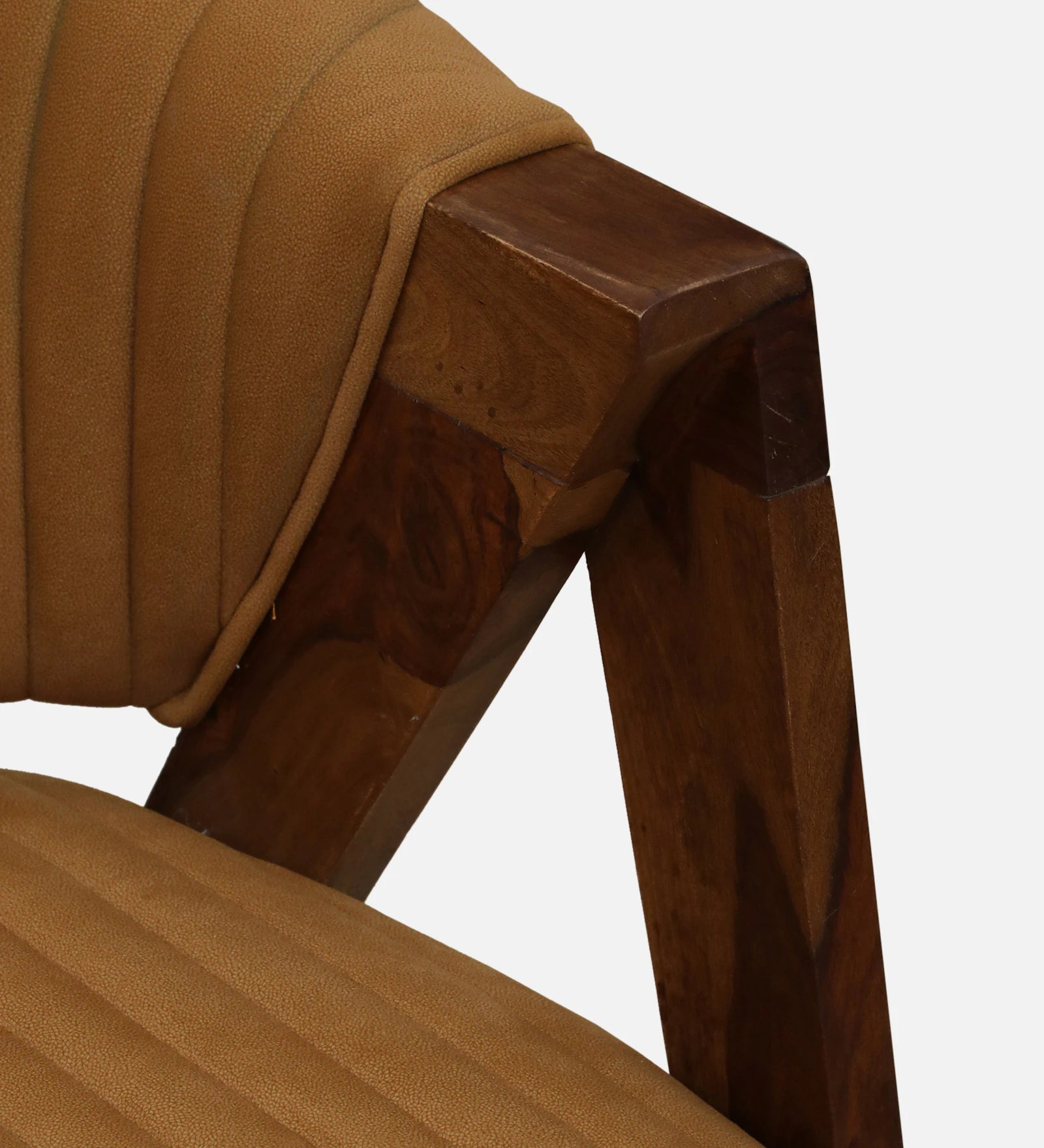 Masim Sheesham Wood Arm Chair In Provincial Teak Finish - Febonic Living