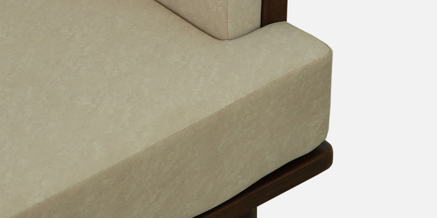 Tivoli Sheesham Wood 2 Seater Sofa In Beige Colour - Febonic Living