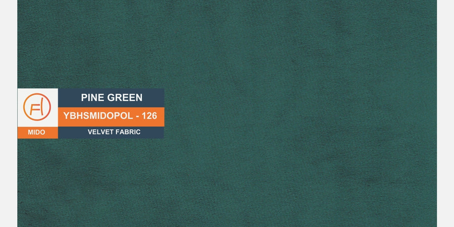 Kosta Velvet 3 Seater Sofa In Pine Green Colour - Febonic Living