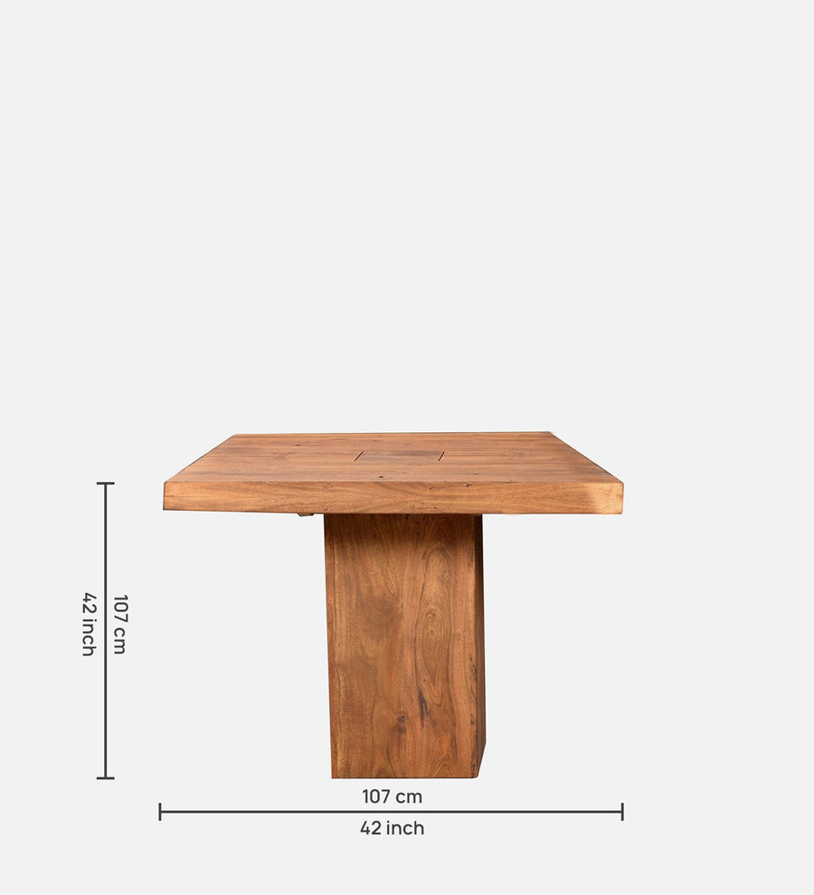 Tusco Solid Wood 4 Seater High Dining Table - Febonic Living