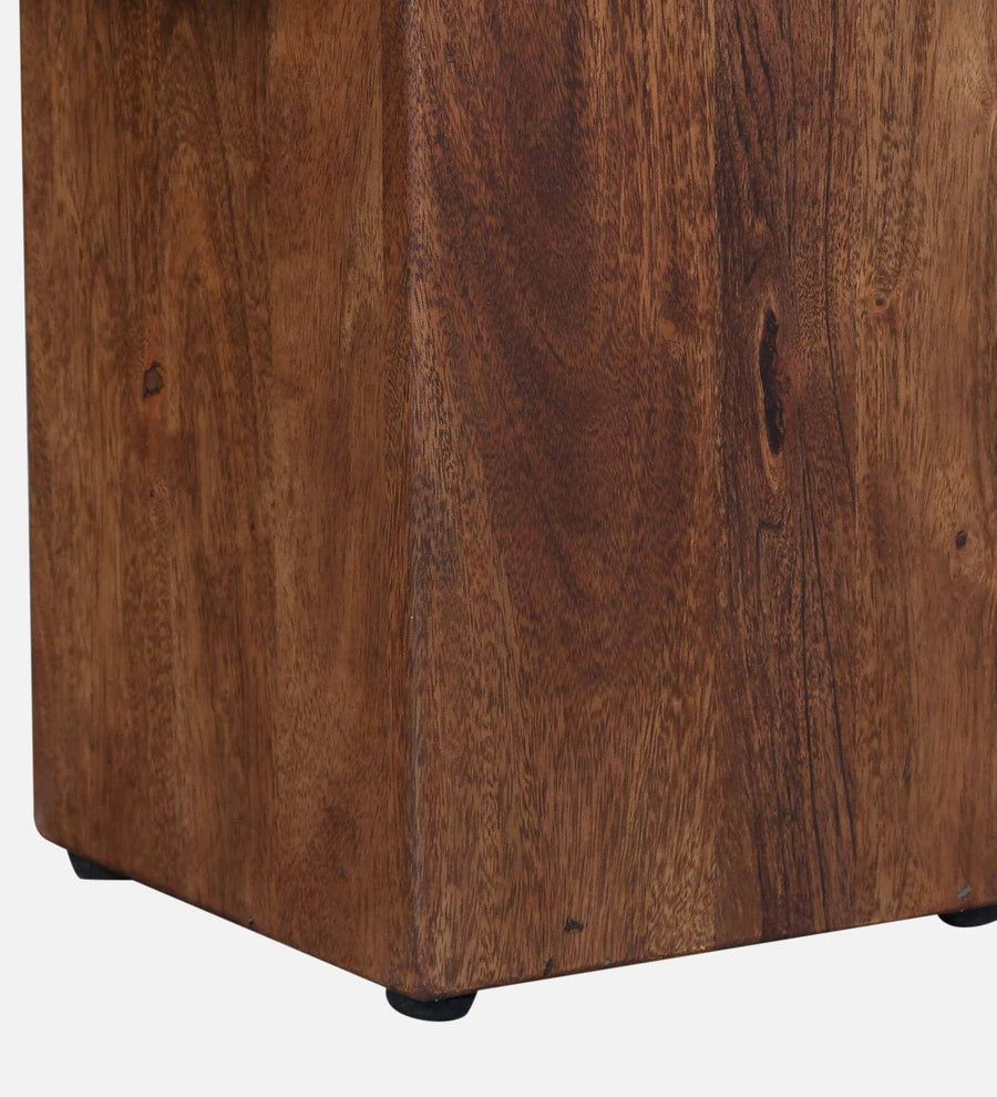 Tusco Solid Wood 6 Seater High Dining Table In Premium Acacia Finish - Febonic Living