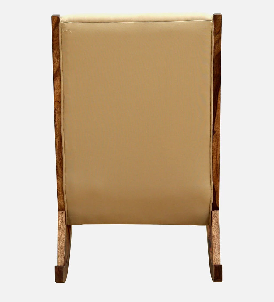 Rezza Fabric Rocking Chair In Beige Colour - Febonic Living
