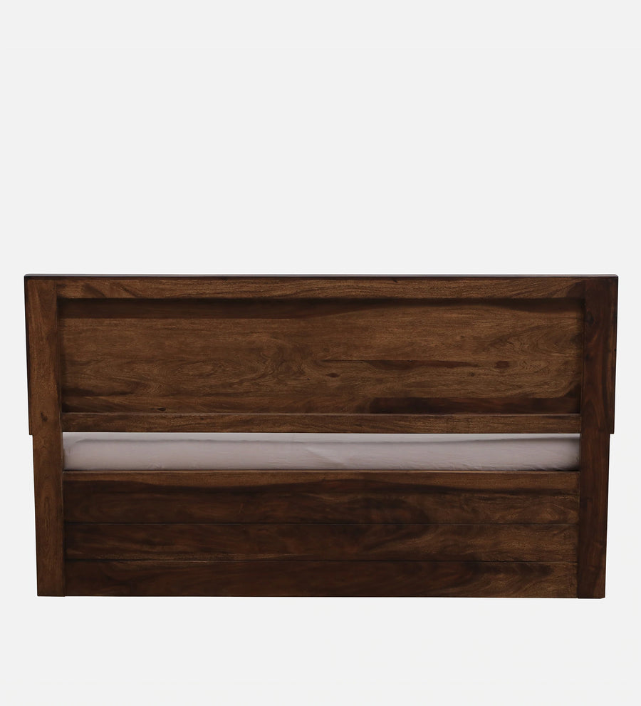 Pari Sheesham Wood Queen Size Bed In Provincial Teak Finish With Box Storage - Febonic Living