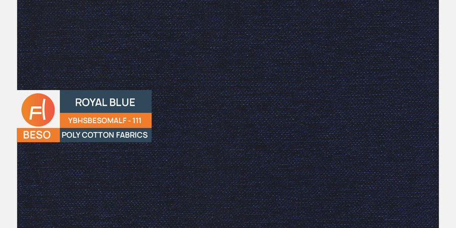Nabi Fabric 2 Seater Sofa In Royal Blue Colour - Febonic Living