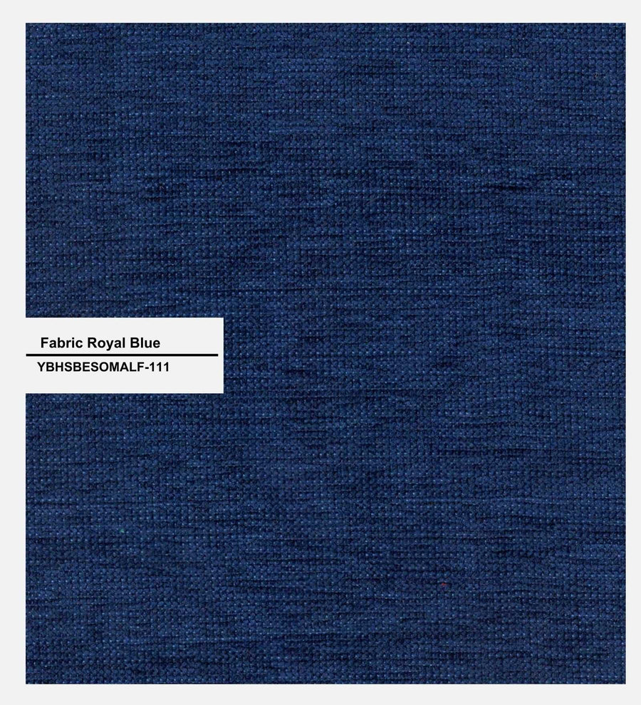 Olsen Fabric Arm Chair In Royal Blue Colour - Febonic Living