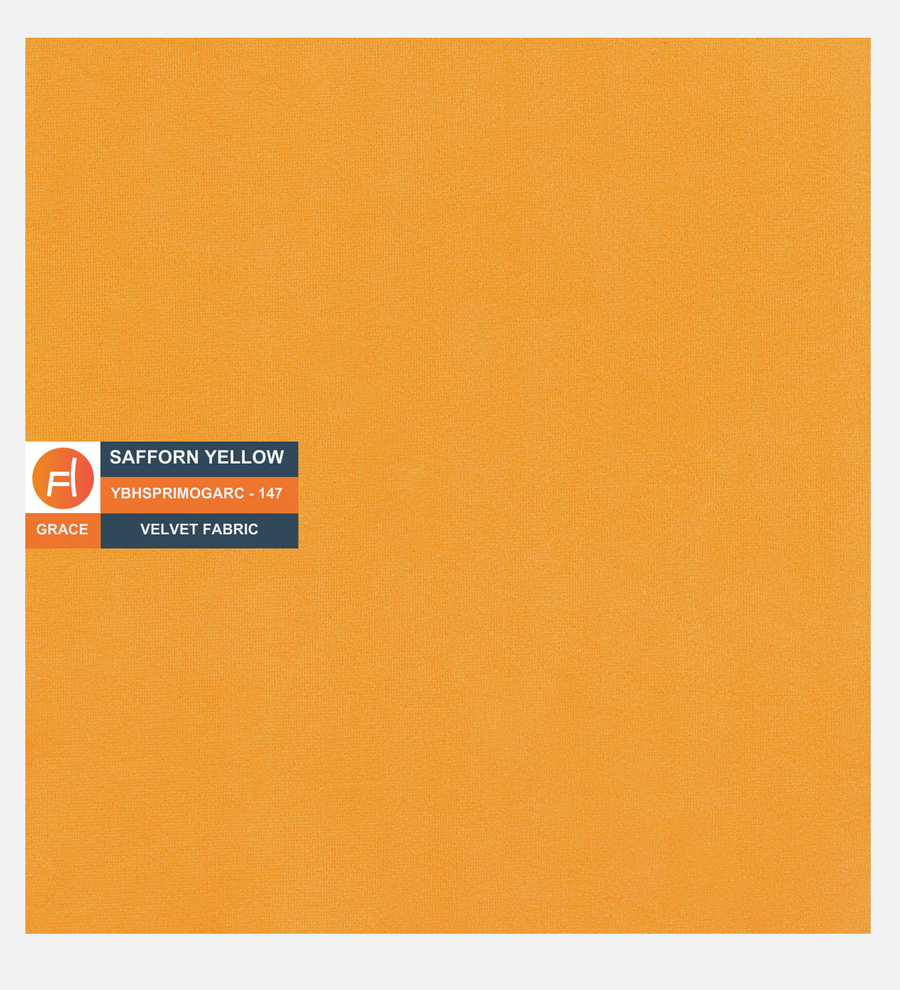 Numonk Velvet 1 Seater Sofa In Safforn Yellow Colour - Febonic Living