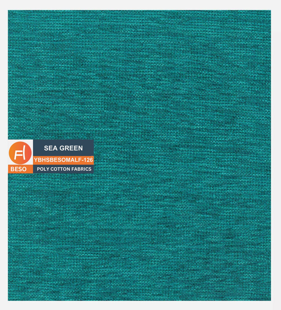 Orbit Fabric Bench In Sea Green Colour - Febonic Living