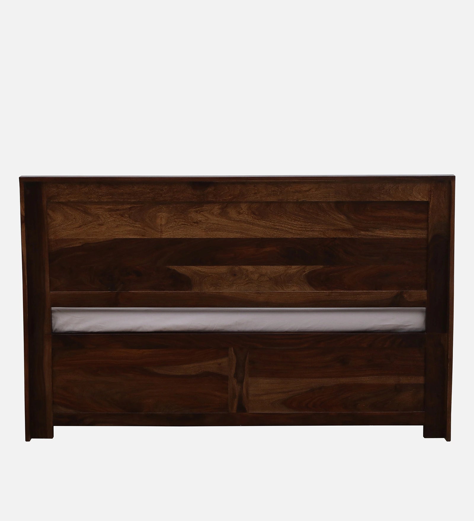 Mejun Sheesham Wood King Size Bed In Provincial Teak With Box Storage - Febonic Living