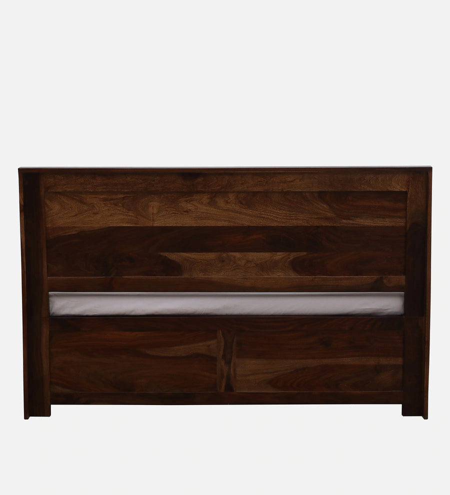 Mejun Sheesham Wood King Size Bed In Provincial Teak With Box Storage - Febonic Living