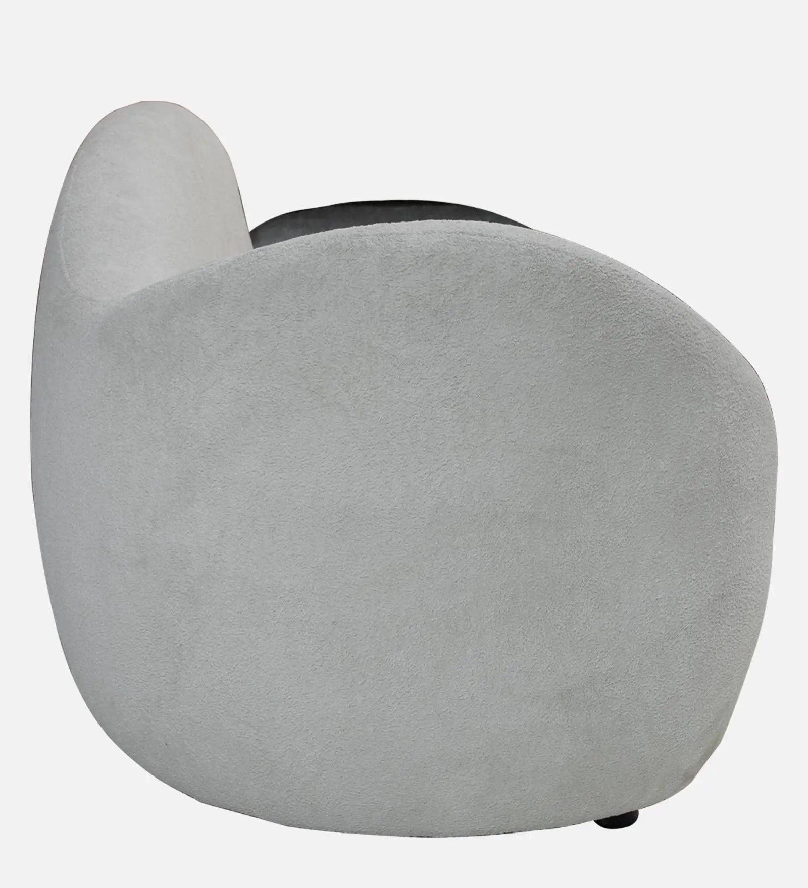 Snow Fabric 3 Seater Sofa In White & Blue Color Febonic Living