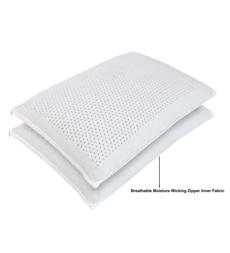 Aspen 24X16 Latex Pillows In Pack Of 2 - Febonic Living
