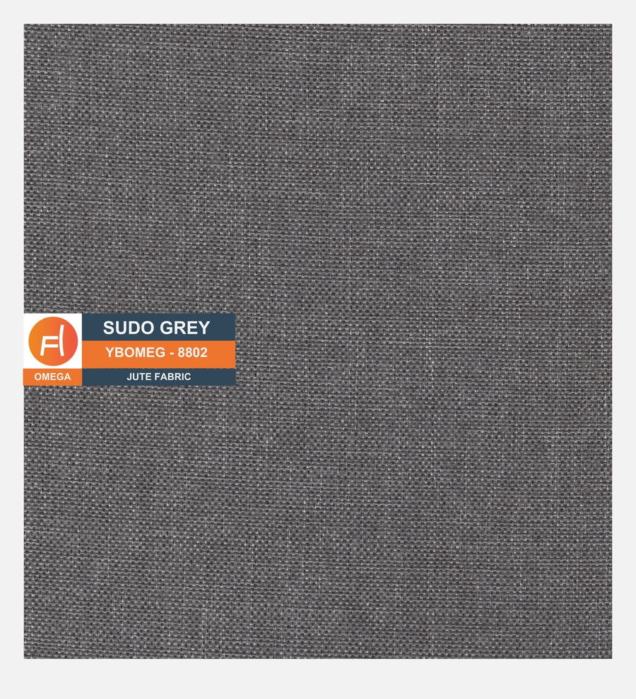 German Fabric 1 Seater Sofa In Sudo Grey Colour - Febonic Living