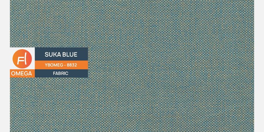 Nebia Fabric 3 Seater Convertible Sofa Cum Bed In Suka Blue Colour - Febonic Living