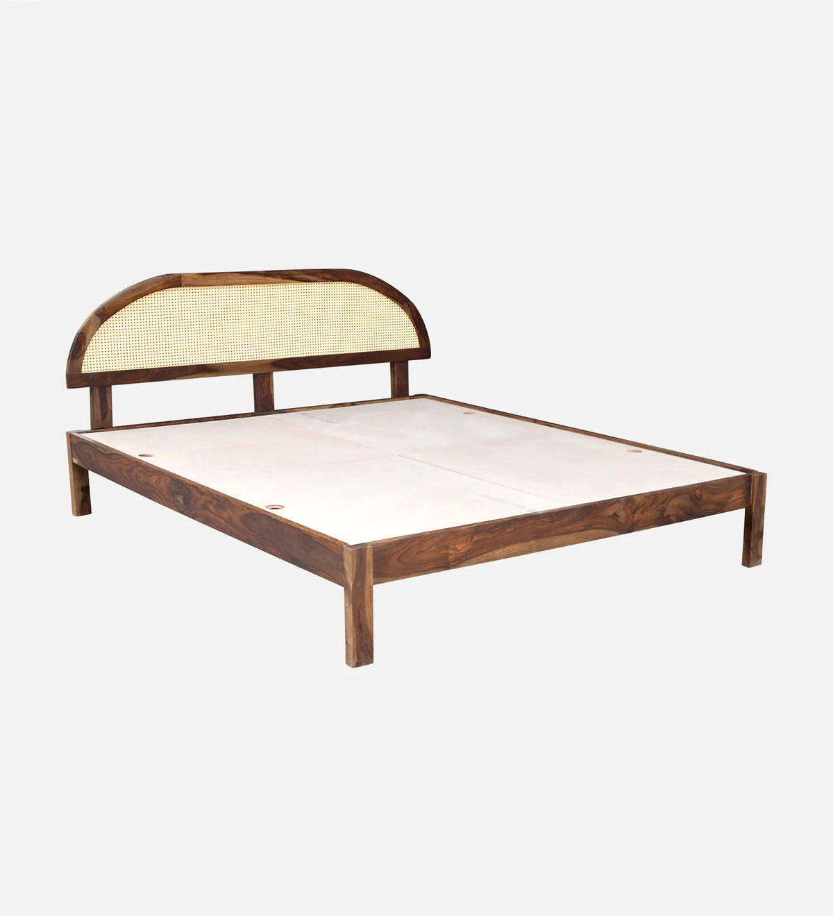 Taki Sheesham Wood King Size Bed In Provincial Teak Finish