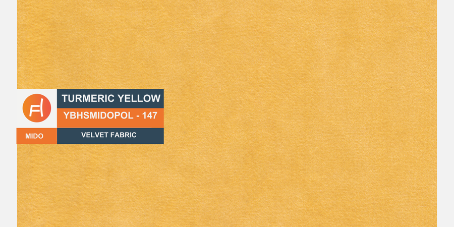 Numonk Velvet 3 Seater Sofa In Turmeric Yellow Colour - Febonic Living
