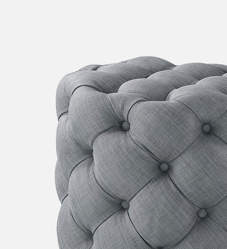 Gopher Fabric Pouffe In Lit Grey Colour - Febonic Living
