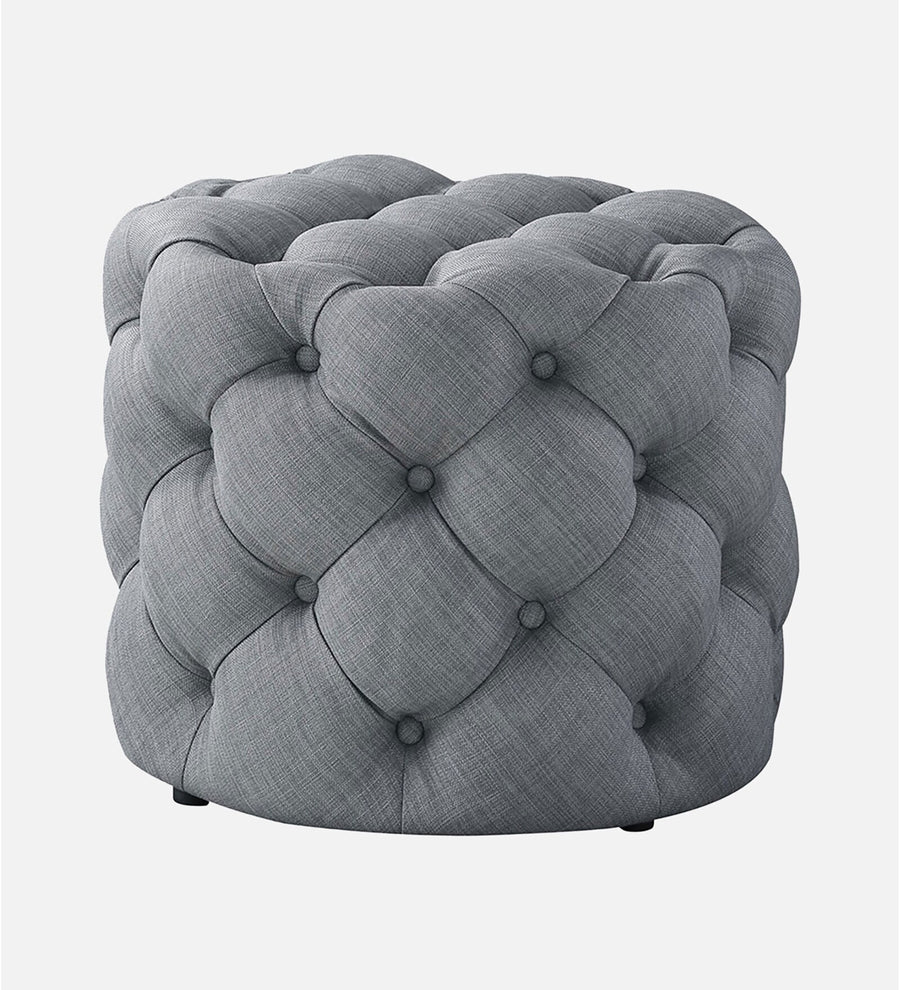 Gopher Fabric Pouffe In Lit Grey Colour - Febonic Living