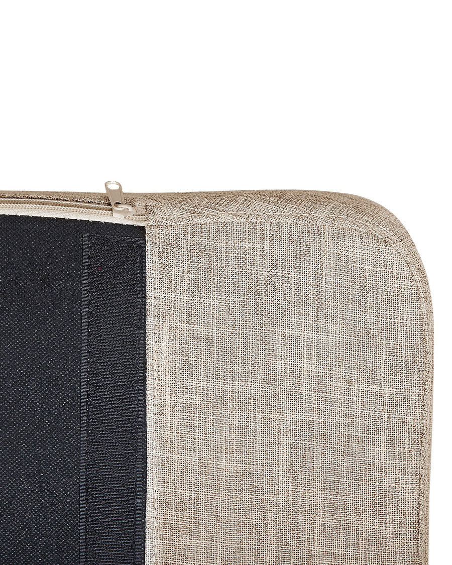 Arrie Omega Fabric Rocking Chair In Olive Beige Colour - Febonic Living