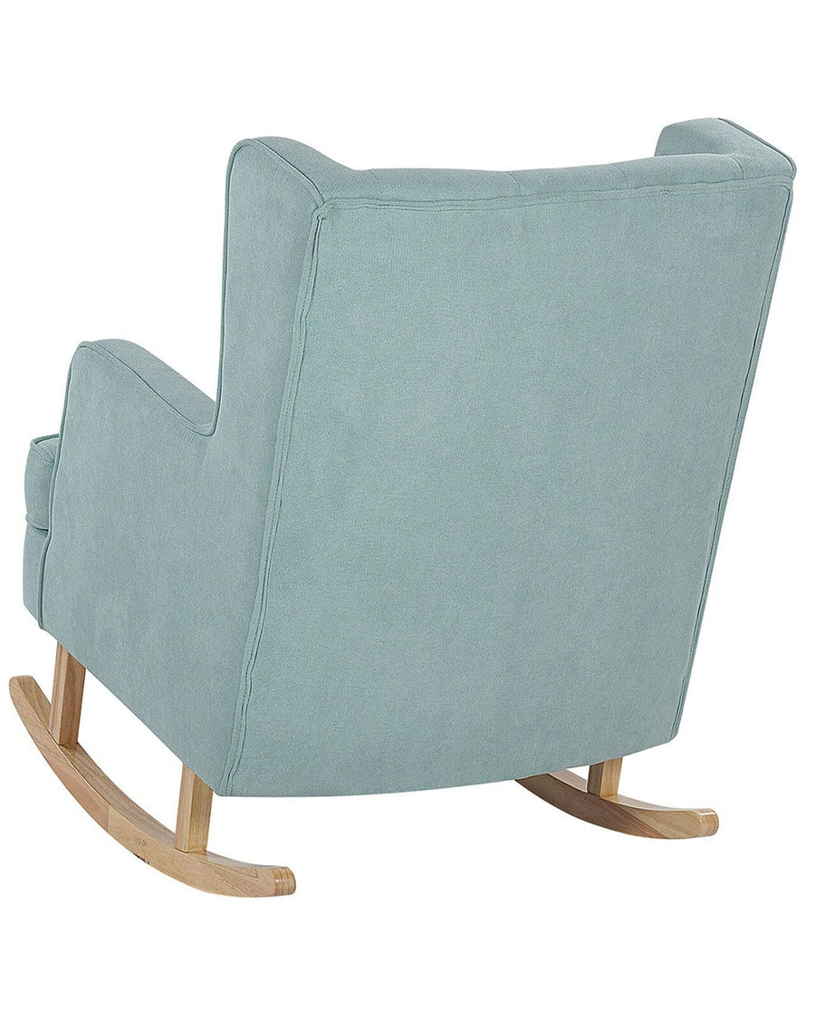 Trook Fabric Rocking Chair In Blue Colour - Febonic Living