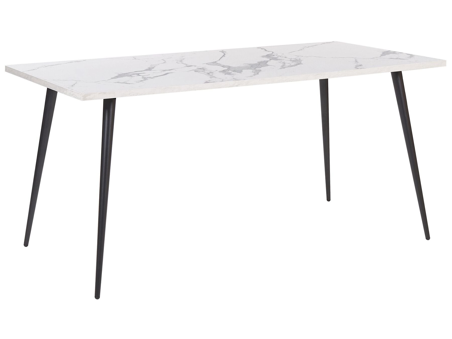 Santiago 4 Seater Dining Table In Marble Finish