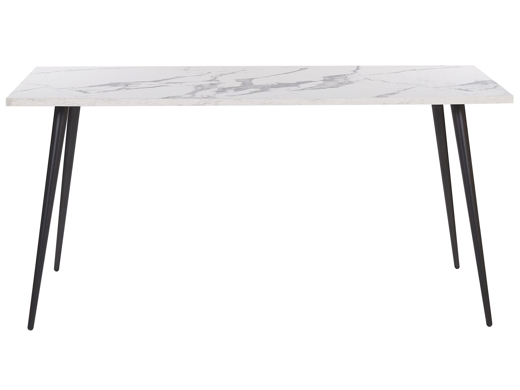 Santiago 4 Seater Dining Table In Marble Finish