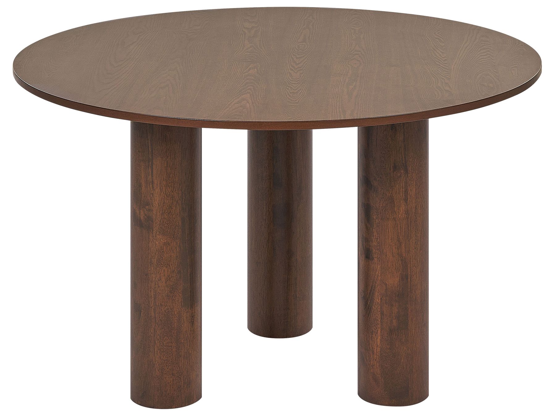 Madura 2 Seater Round Dining Table In Dark Wallnut Finish