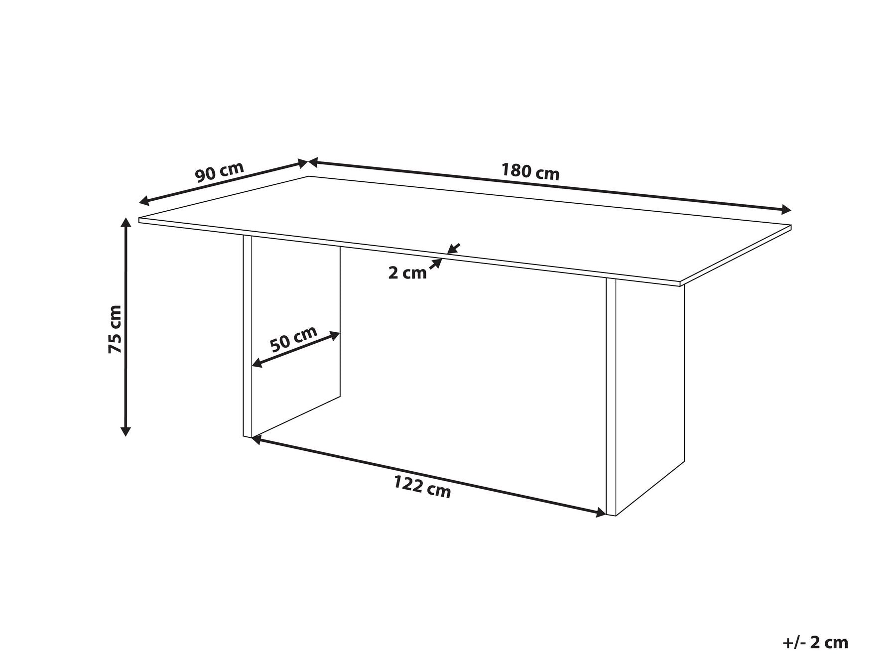 Moora 4 Seater Dining Table In Oral Wallnut Colour