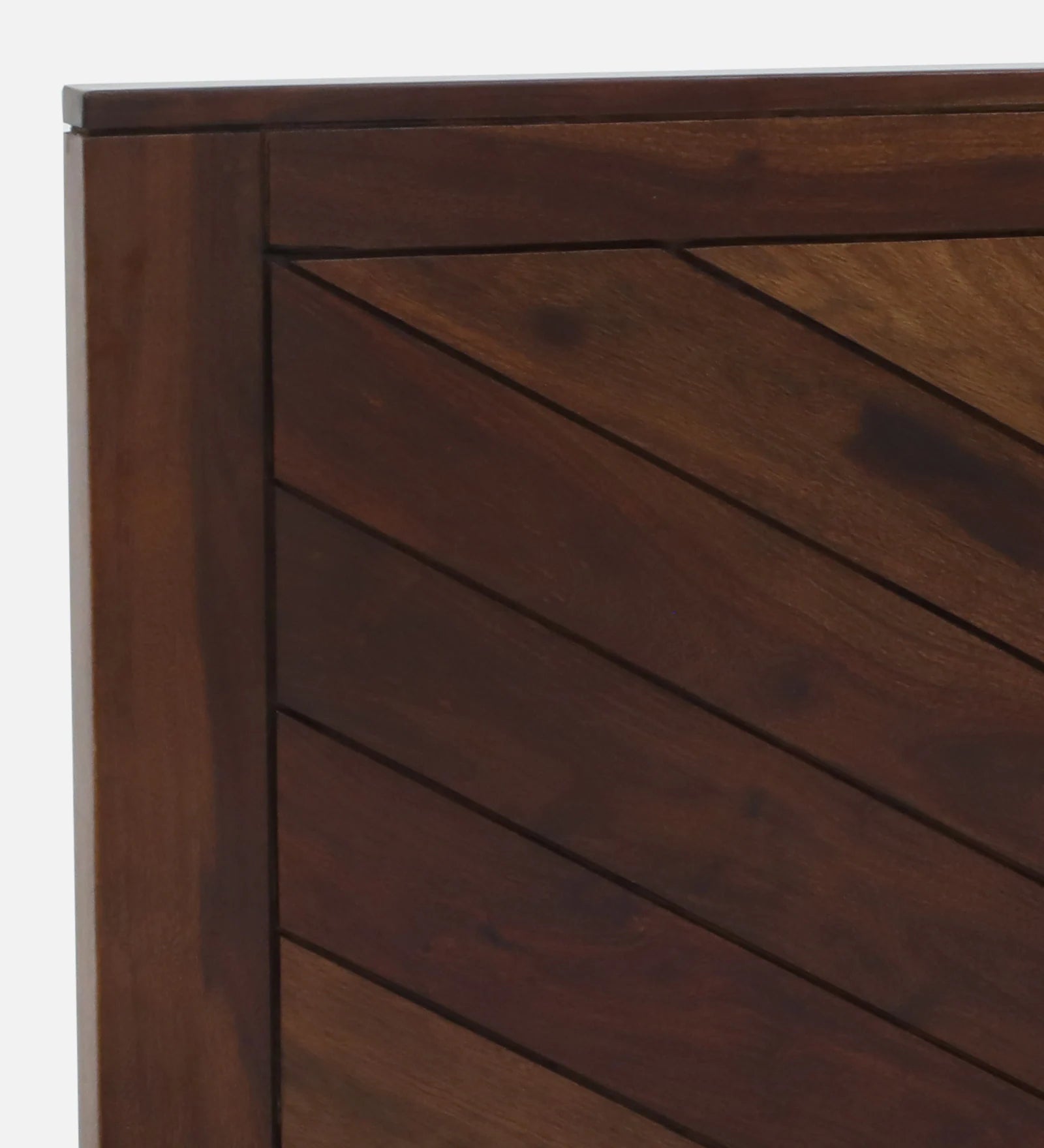 Astra Sheesham Wood Queen Size Bed In Scratch Resistant Provincial Teak Finish With Hydraulic Storage - Febonic Living