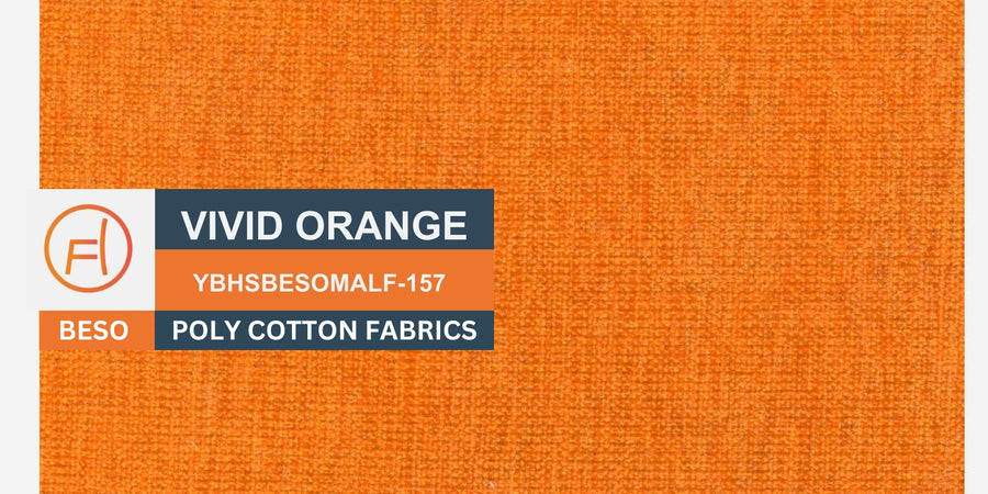 Adam Fabric Lhs Sectional Sofa 3 Ottoman Lounger In Vivid Orange Colour - Febonic Living