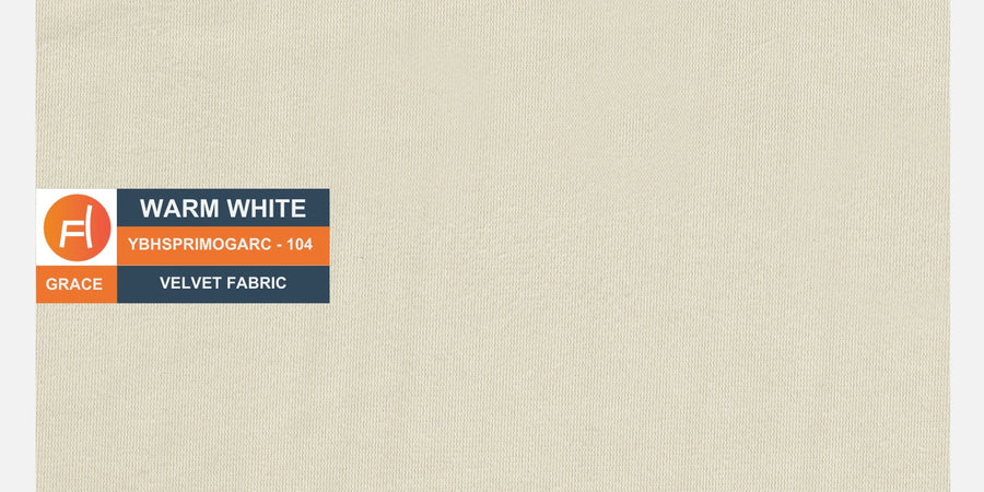 Rubi Velvet 3 Seater Sofa In Warm White Colour - Febonic Living