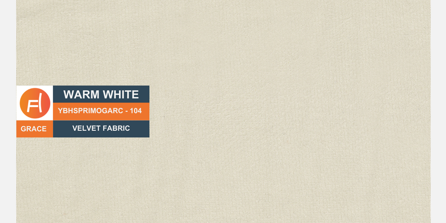 Sumo Velvet 3 Seater Sofa In Warm White Colour - Febonic Living